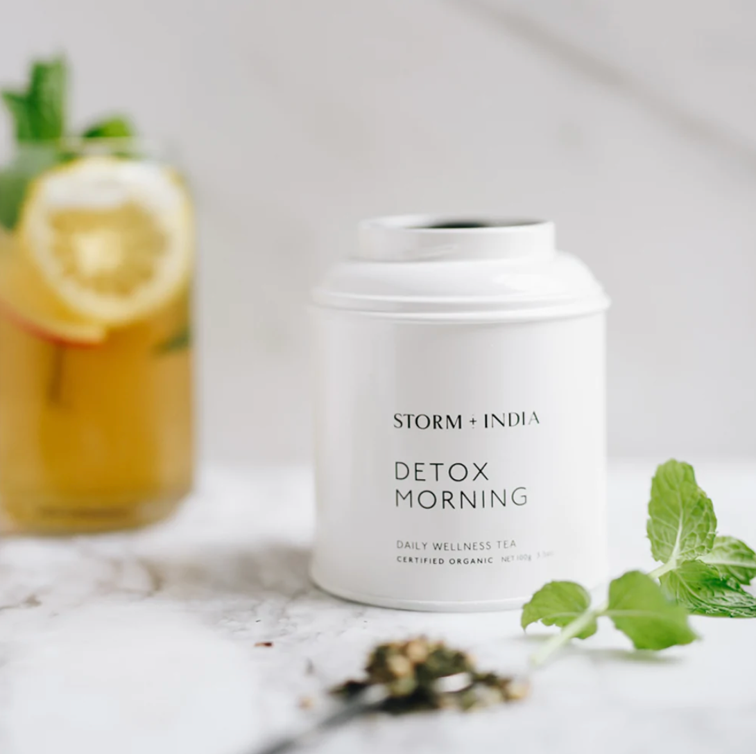 Storm + India tin- morning detox