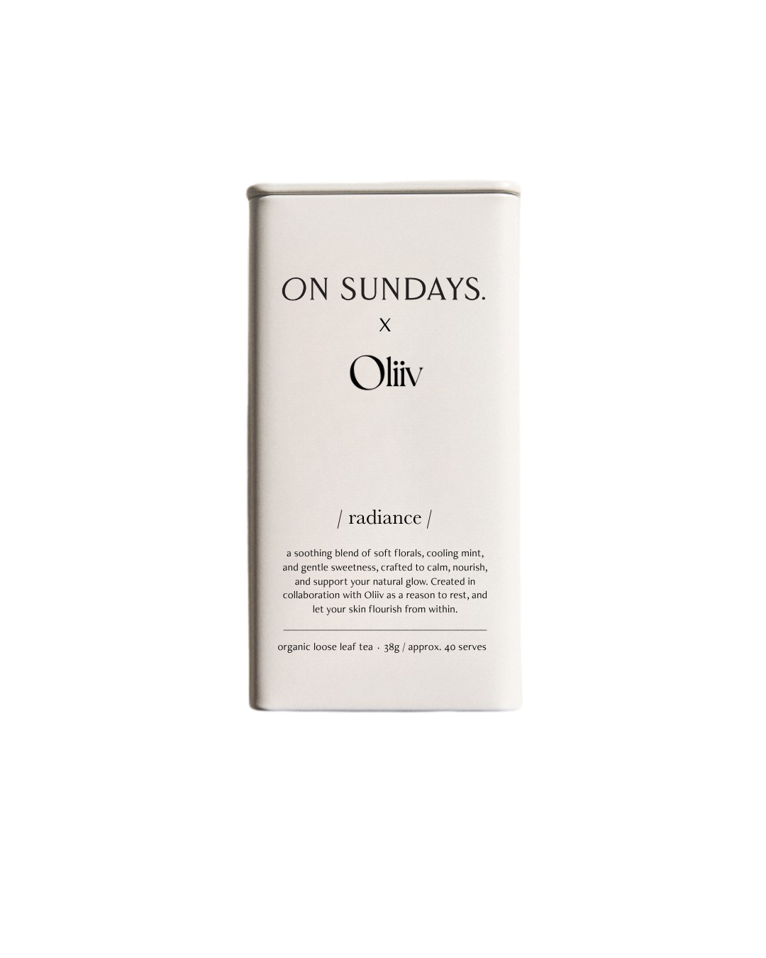 On Sundays x Oliiv - Radiance Tea